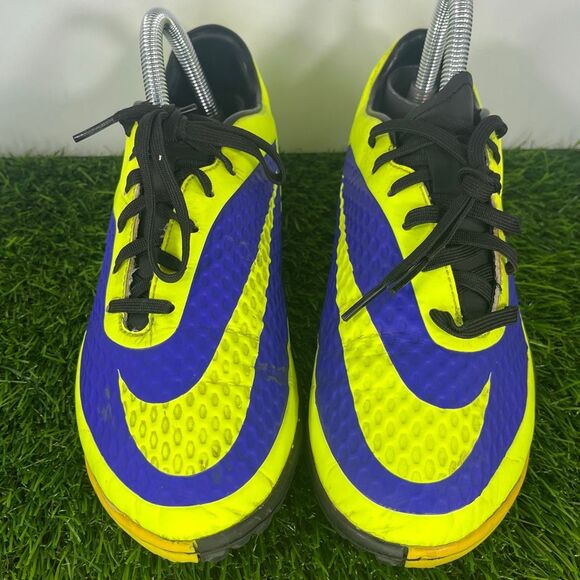 Nike Hypervenom Phantom I SG Purple Yellow Football Cleats Mens 6.5 - Picture 2 of 9